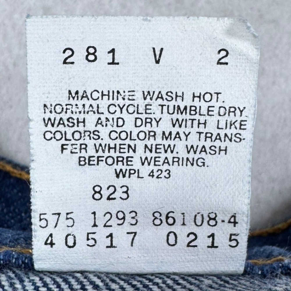 Vintage Levis 517 Orange Tab Mens 40x30 Bootcut Jeans USA Made Dark Wash Denim - Picture 4 of 15